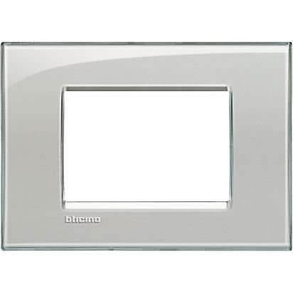 Placa Living Light 4x2 Grigio Ghiaccio Quadrada -LNA4803KG