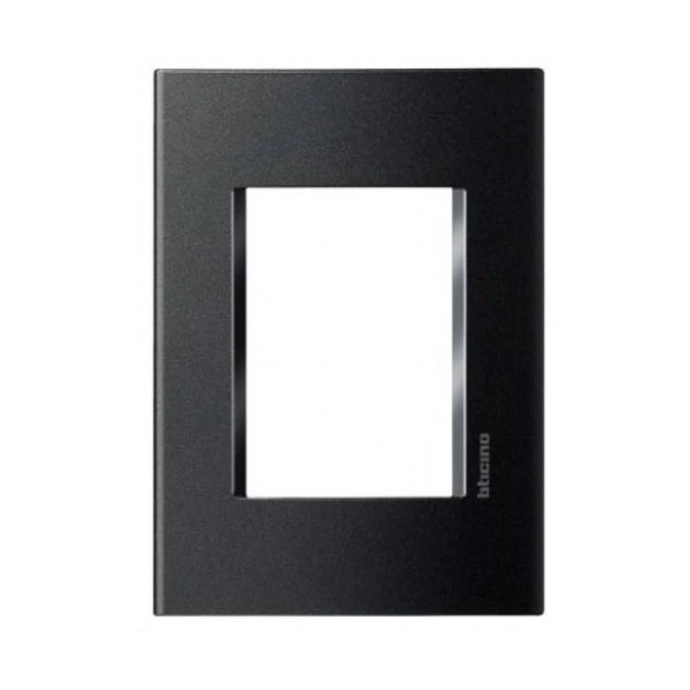 Placa Living Light 4x2 para 3 módulos Anthracite - LNA4803AR