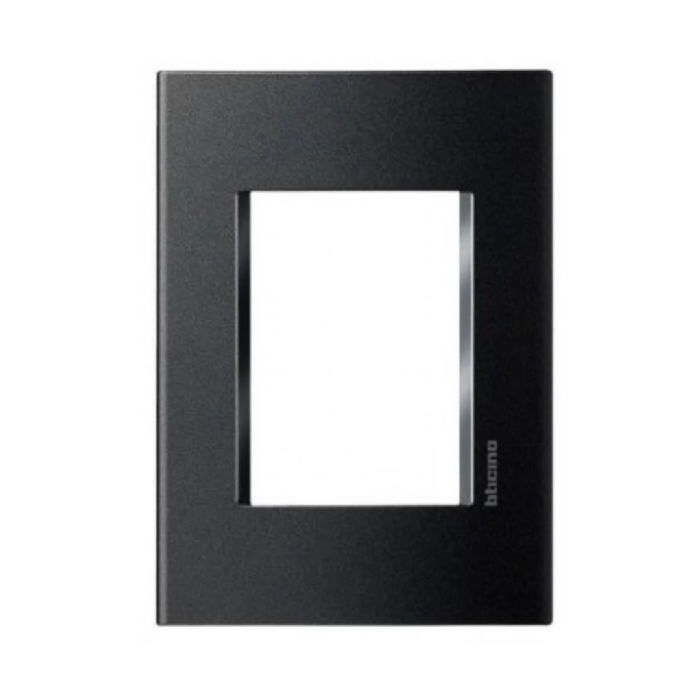Placa Living Light 4x2 para 3 módulos Anthracite - LNA4803AR