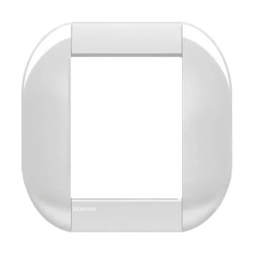 Placa Living Light 4x4 Bianco Redonda -LNB4826BIF