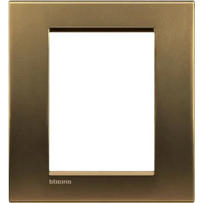 Placa Living Light 4x4 Bronzo Quadrada -LNA4826BZ