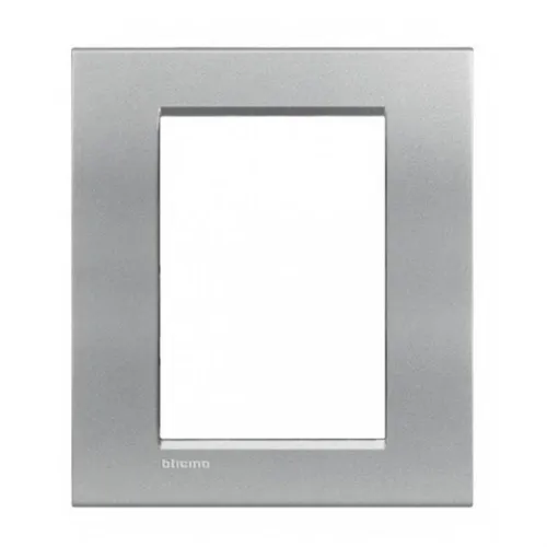 Placa Living Light 4x4 Nichel Quadrada -LNA4826NS