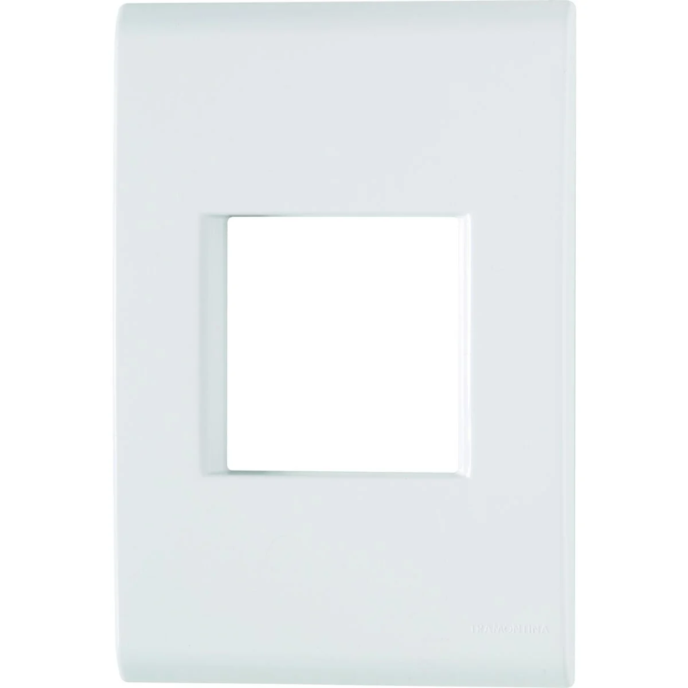 Placa Liz 4x2 2 Postos Juntos Branca C/ Suporte -57106005