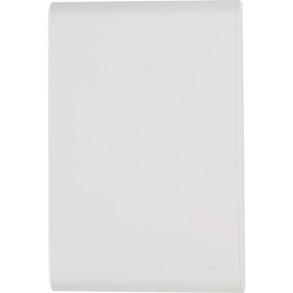 Placa Liz 4x2 Cega Branca C/ Suporte -57106/001