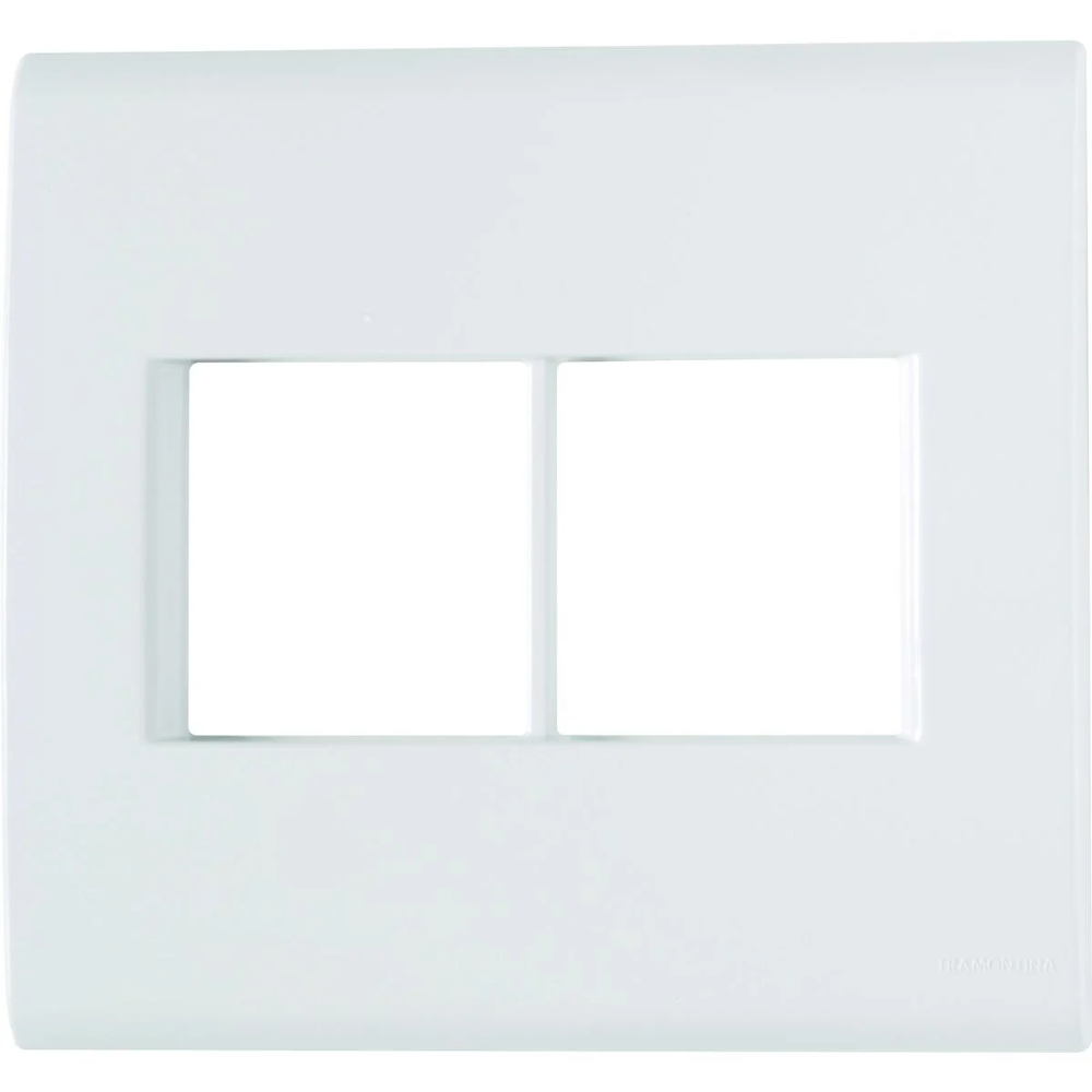 Placa Liz 4x4 4 Postos Branca C/ Suporte -57106/026