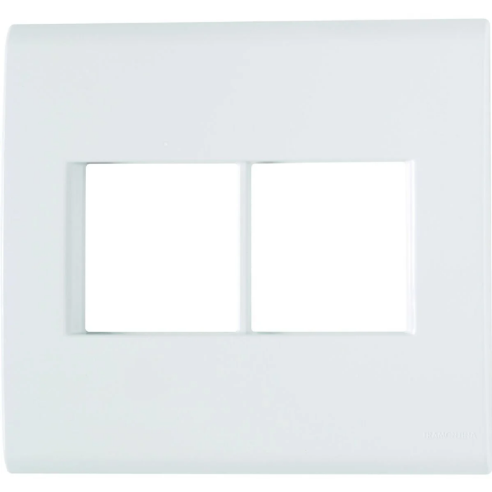 Placa Liz 4x4 4 Postos Branca C/ Suporte -57106/026