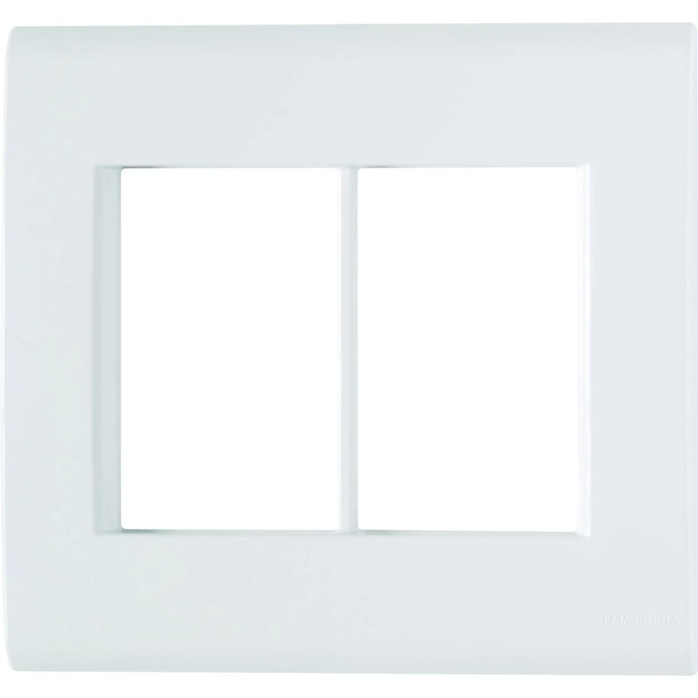 Placa Liz 4x4 6 Postos Branca C/ Suporte -57106/031