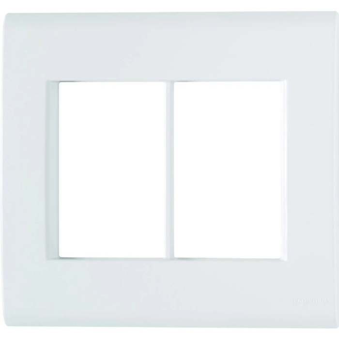 Placa Liz 4x4 6 Postos Branca C/ Suporte -57106/031