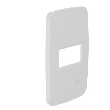 Placa ORIGEN 4x2 1 Posto C/Suporte Branca -N0371.1BL
