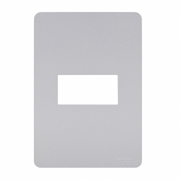 Placa Orion 4x2 para 1 Módulo Gamma Silver - S730101274