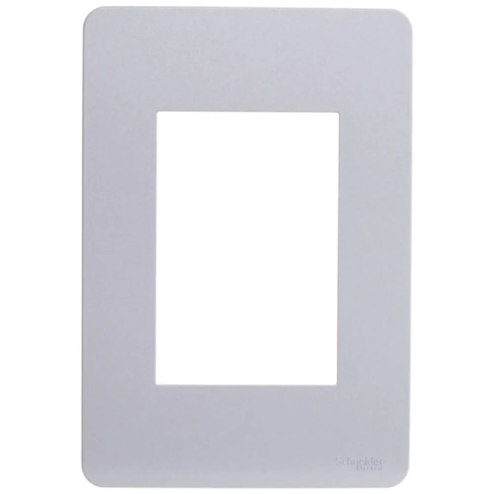 Placa Orion 4x2 para 3 Módulos Gamma Silver- S730103274