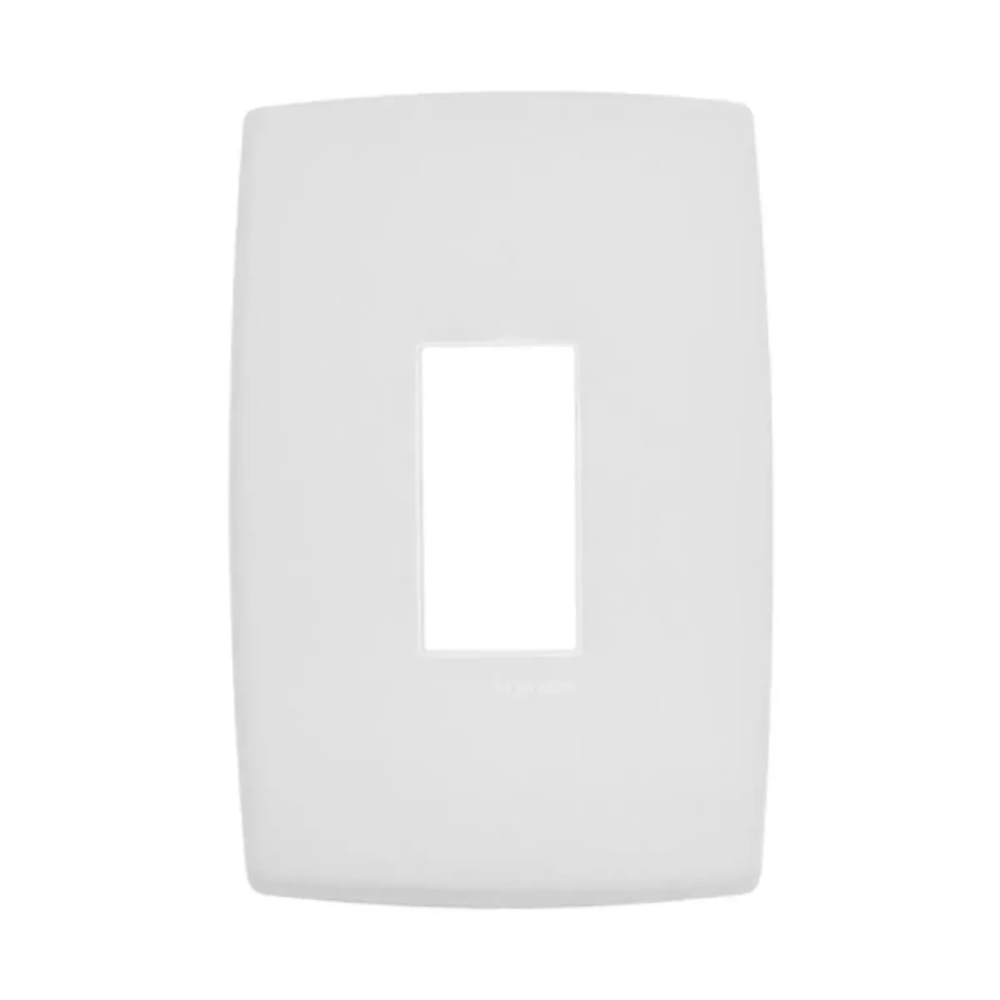 Placa Pial Plus 4x2 para 1 Módulo Vertical Branco - 618501