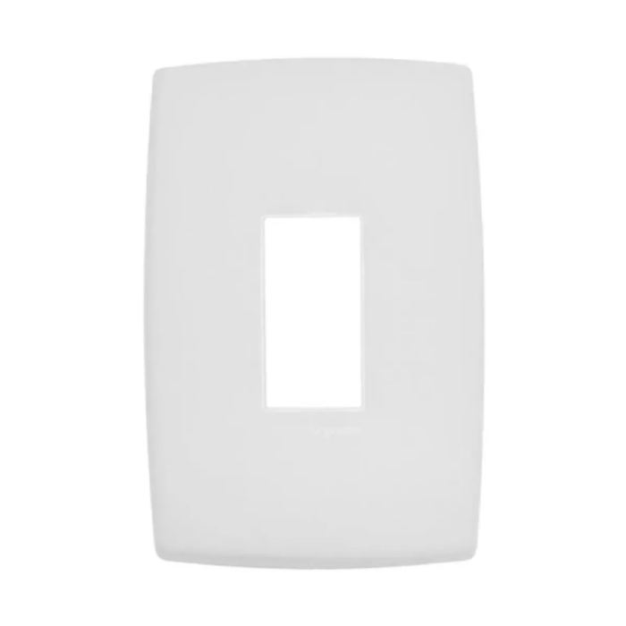 Placa Pial Plus 4x2 para 1 Módulo Vertical Branco - 618501