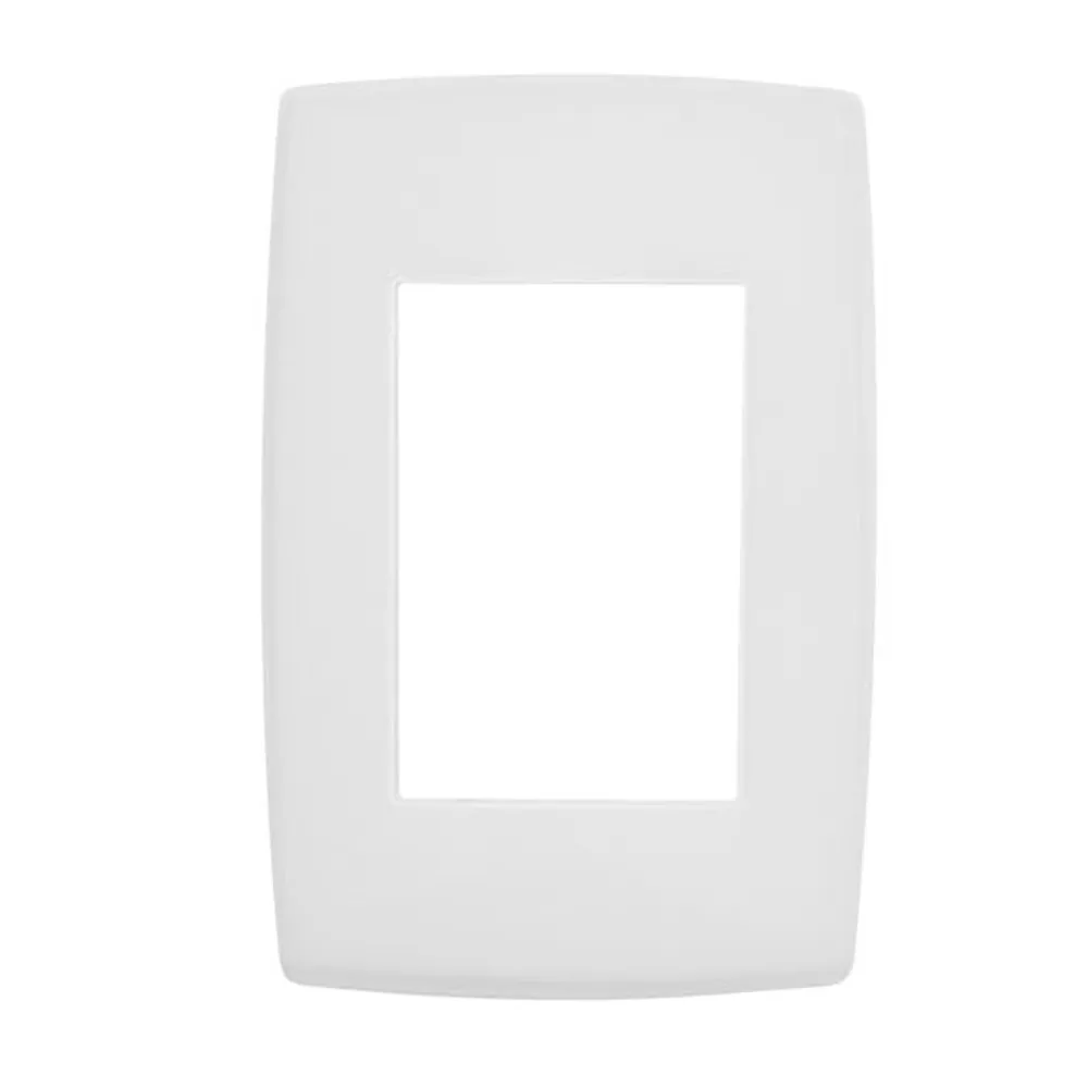 Placa Pial Plus 4x2 para 3 Módulos Branco - 618503