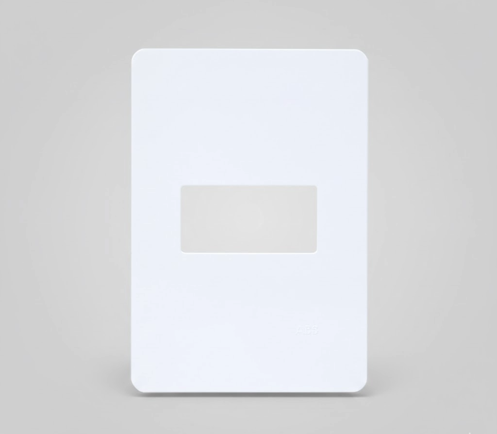 Placa UNNO 4x2 1 Posto Branca -N1371.1BL