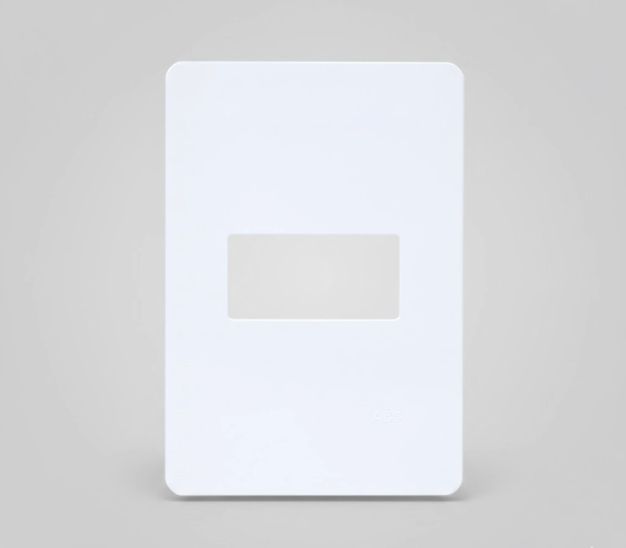 Placa UNNO 4x2 1 Posto Branca -N1371.1BL