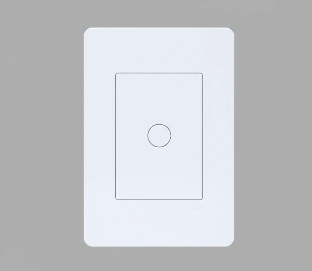 Placa UNNO 4x2 Cega Branca-N1370.1BL