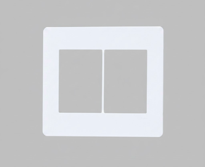 Placa UNNO 4x4 3+3 Postos Branca-N1673.6BL