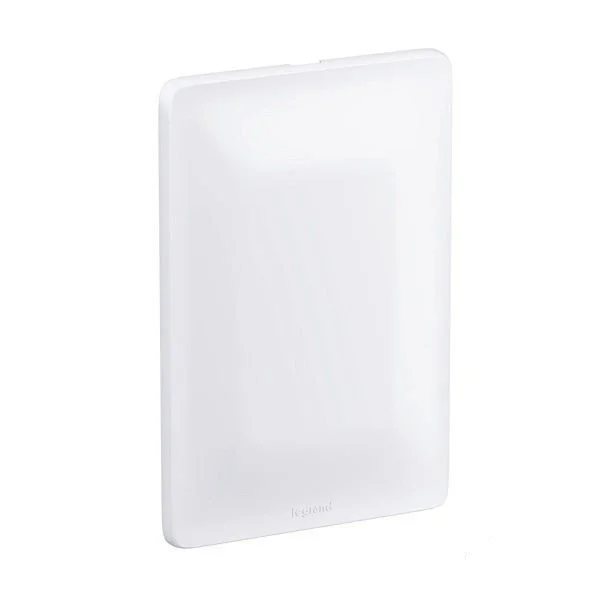Placa+Suporte Zeffia 4x2 Cega Branca - 680180