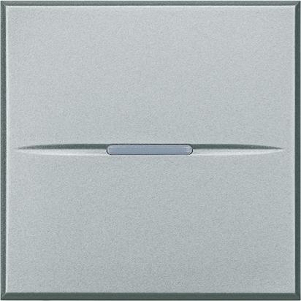 Pulsador Axolute C/Led. Aluminio 2 Mod. -HC4005M2N
