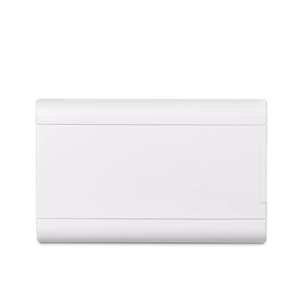 Quadro Steck PVC Embutir 16 Disjuntores DIN Placa Opaca Ouro Box -SCM16OBR