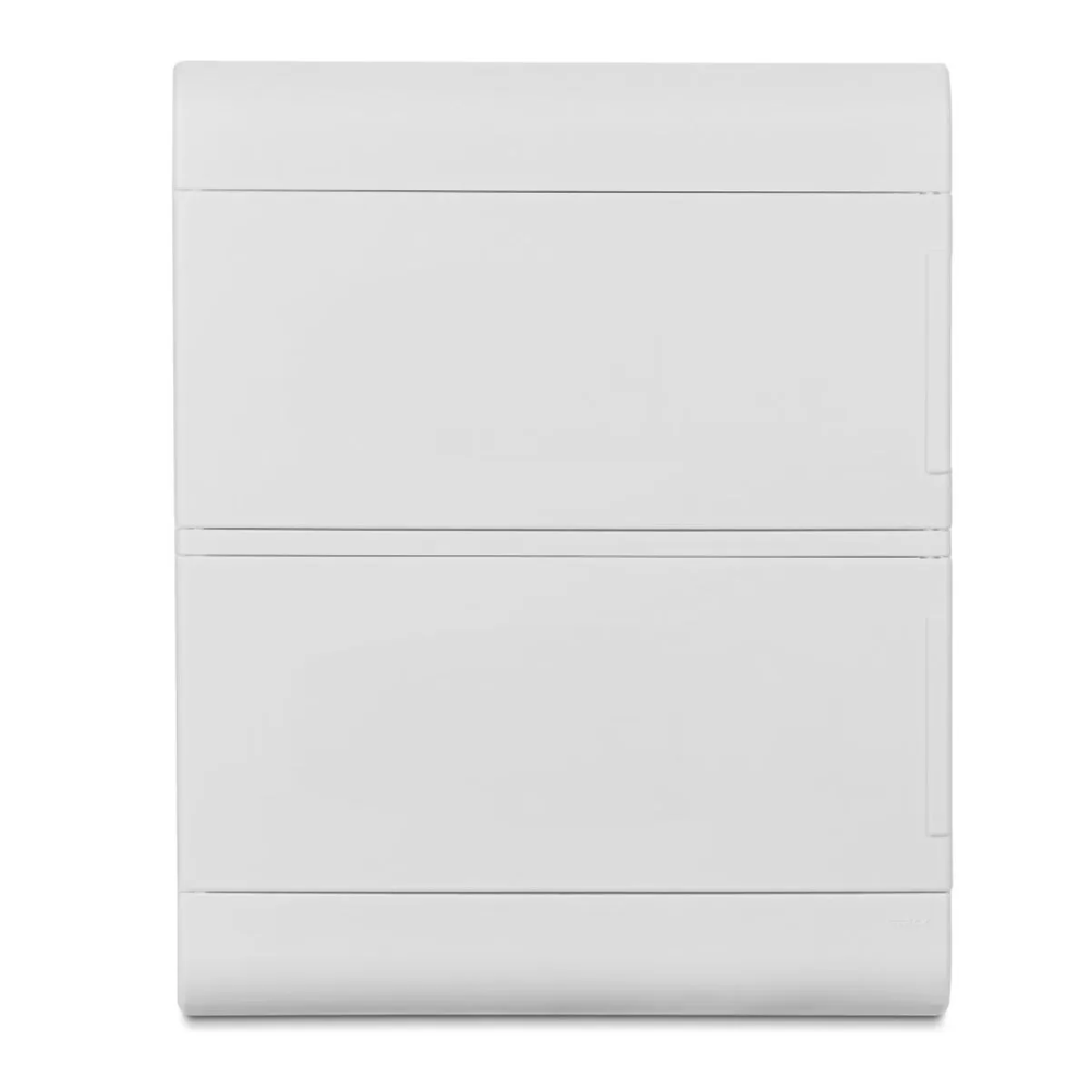 Quadro Steck PVC Embutir 24 Disjuntores DIN Placa Opaca Ouro Box -SCM240BR