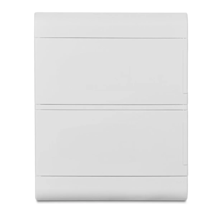 Quadro Steck PVC Embutir 24 Disjuntores DIN Placa Opaca Ouro Box -SCM240BR