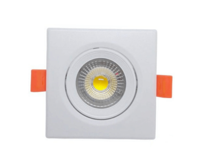 Spot Ourolux SuperLed Quadrado 5W Bivolt 6400K Branco Frio -5602