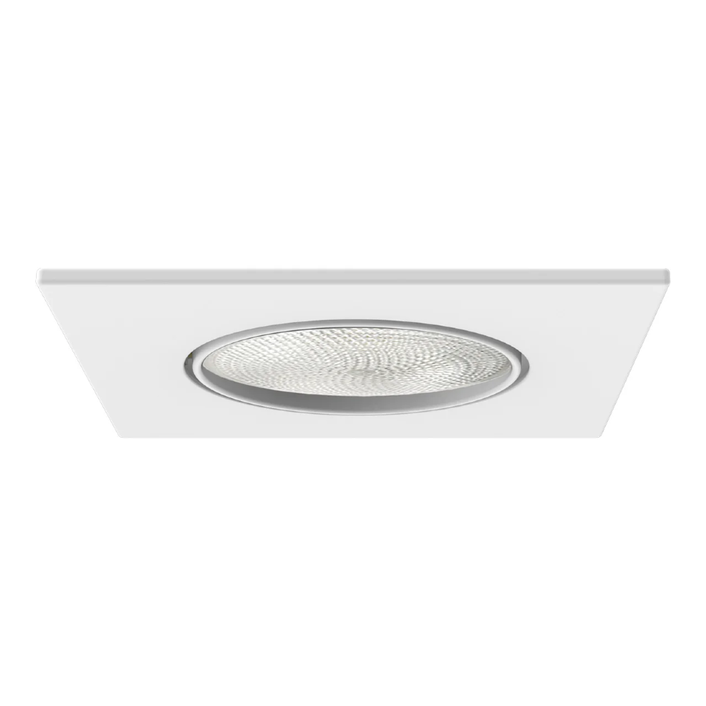 Spot Quadrado Interlight Embutir Orientável Face Plana Branco Par20 E27 -IL0092.BMTX