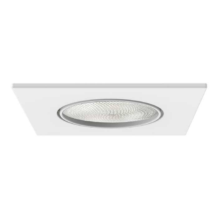 Spot Quadrado Interlight Embutir Orientável Face Plana Branco Par20 E27 -IL0092.BMTX