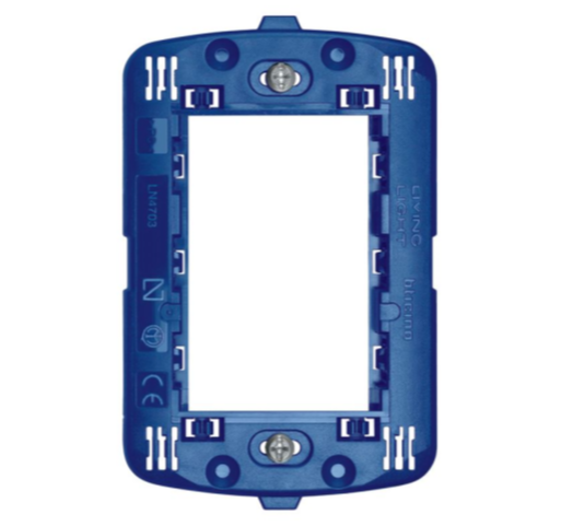 Suporte Living Light 4x2 para 3 módulos - SLN4703M
