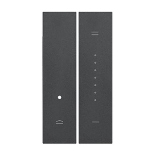 Tampa para Dimmer Living Now 2 Módulos Preto - KG19