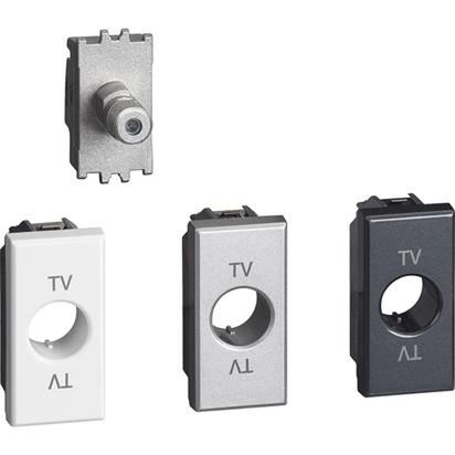 Tomada Coaxial Axolute (TV/Video) Universal -H4202F