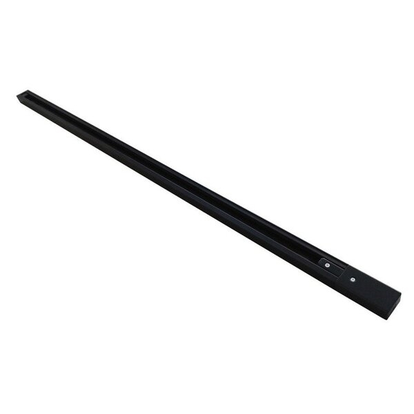 Trilho Nordecor Eletrificado Aluminio P/ Spots 1,5M Preto -06255