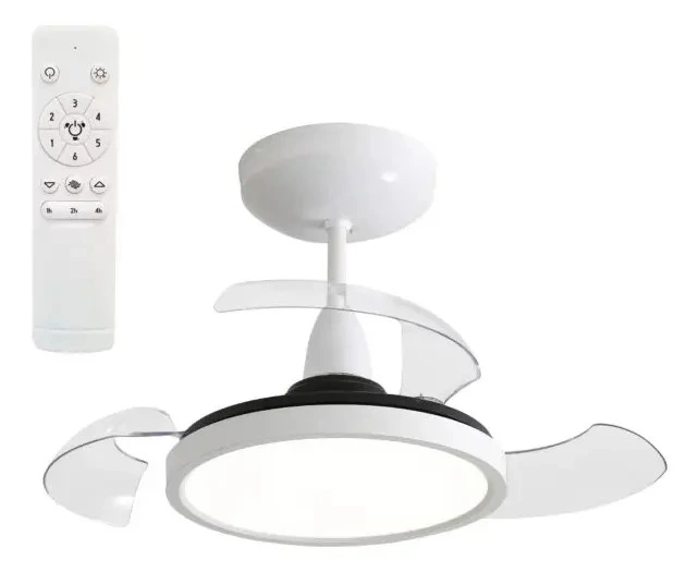 Ventilador de Teto Aliseu Retratil MID 22w Branco C/Controle -34224